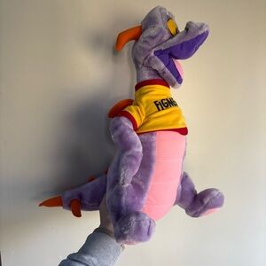 Vintage 1980s Walt Disney World Figment Plush – Yellow Shirt – 17” EPCOT